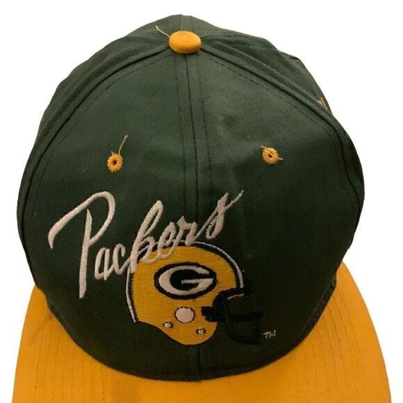 NFL GREEN BAY PACKERS BASEBALL HAT Cap Pack football Old Logo Cap Vintage - Picture 3 of 7